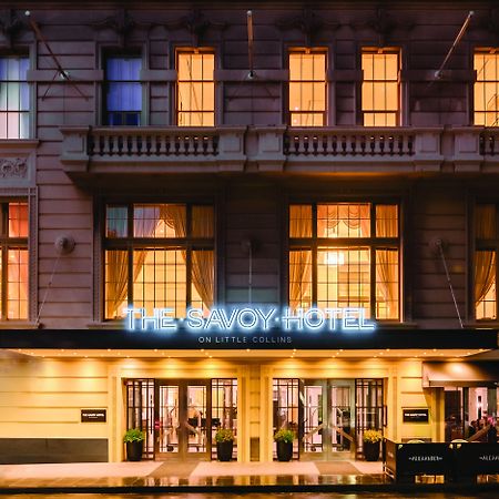 The Savoy Hotel On Little Collins Melbourne Exterior photo